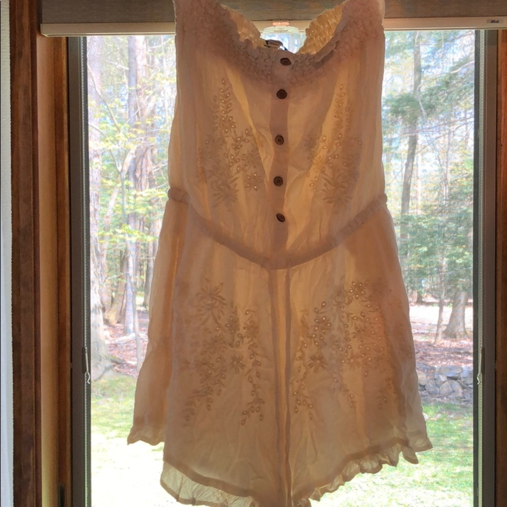 cream romper
